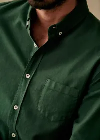 Chemise Charlie Oxford - Vert — view 3