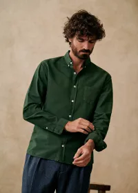 Chemise Charlie Oxford - Vert — view 5