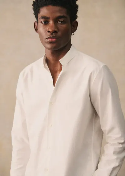 Chemise Edgar Pinpoint - Blanc