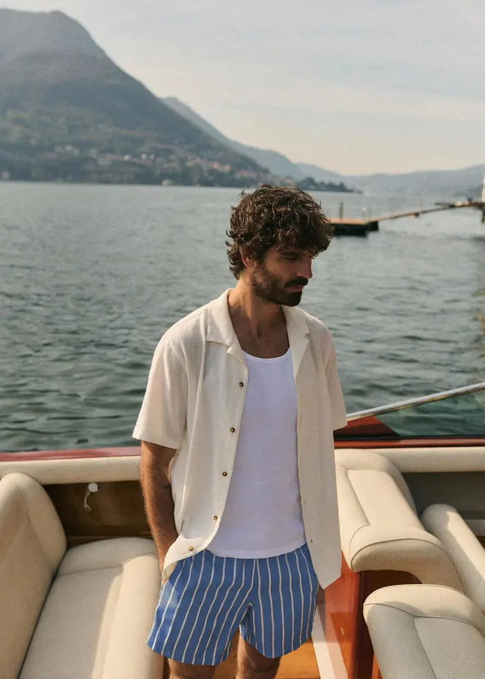 Chemise Holt Coton Lin - Blanc