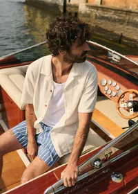 Chemise Holt Coton Lin - Blanc — view 3