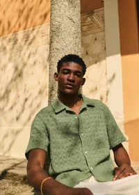 Chemise Holt - Crochet Vert Sauge — view 3