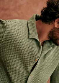 Chemise Holt Gaufrée - Vert — view 5