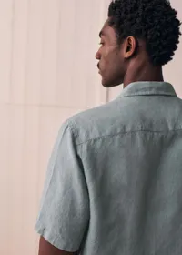 Chemise Holt Lin - Bleu Acier — view 3