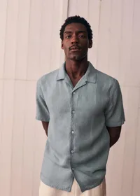 Chemise Holt Lin - Bleu Acier — view 5