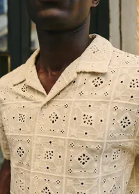 Chemise Holt - Naturel Broderie Écrue — view 4