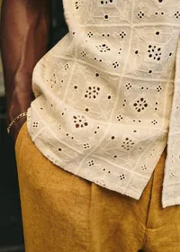 Chemise Holt - Naturel Broderie Écrue — view 5