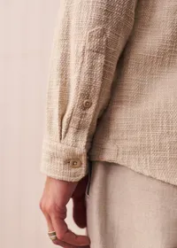 Chemise Lars Texturée - Naturel — view 2