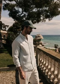 Chemise Luke - Rayures Bleu / Blanc — view 5