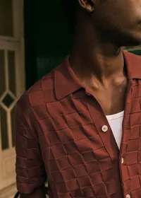 Chemise Maille Astor - Rouille — view 4