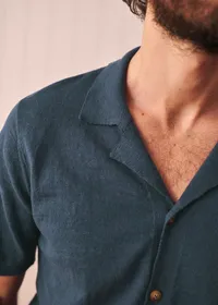 Chemise Maille Jonas - Bleu — view 5