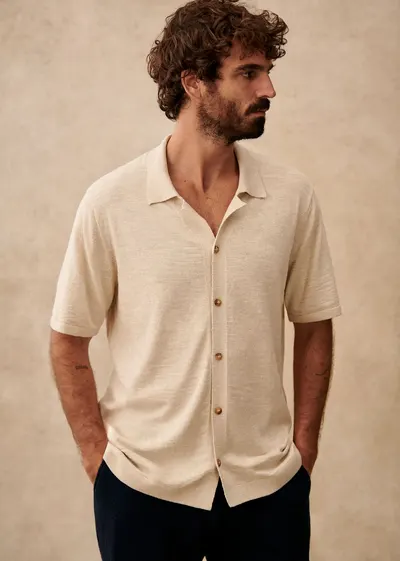 Chemise Maille Jonas - Écru