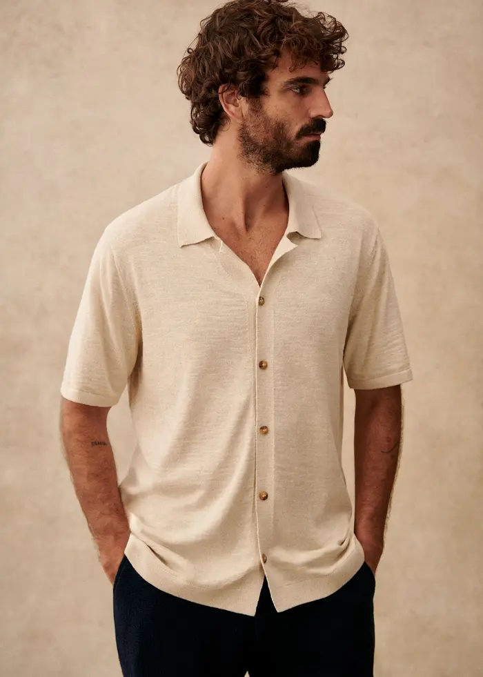 Chemise Maille Jonas - Écru