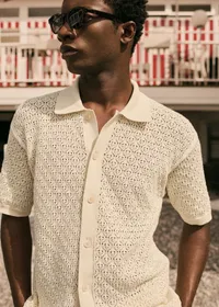 Chemise Maille Nurel - Écru — view 2