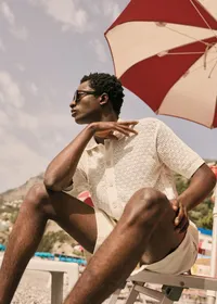Chemise Maille Nurel - Écru — view 4