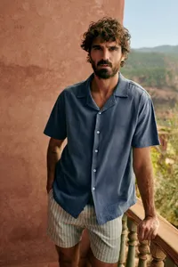 Chemise Martin - Bleu Acier — view 3