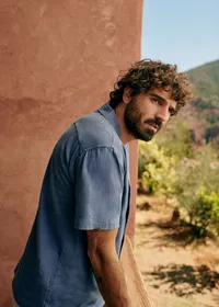 Chemise Martin - Bleu Acier — view 4