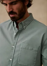 Chemise Miles - Vert Délavé — view 5