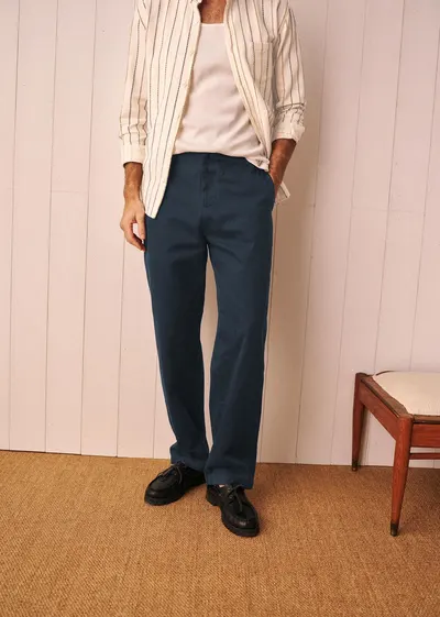 Chino Droit Clay - Marine