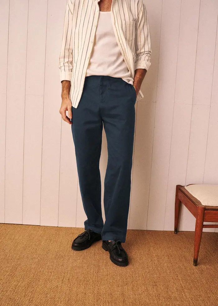 Chino Droit Clay - Marine