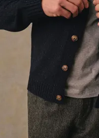Gilet Trudel - Marine Moucheté — view 4