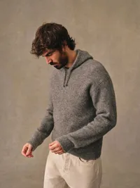 Hoodie Joshua - Gris Chiné — view 2