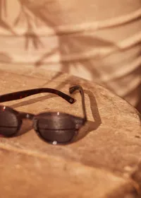 Lunettes de Soleil Wells - Écailles Marron Foncé — view 3