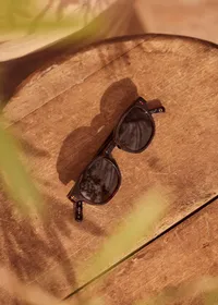 Lunettes de Soleil Wells - Écailles Marron Foncé — view 4