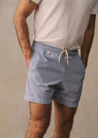 Maillot de bain Rob - Rayures Bleues — view 2