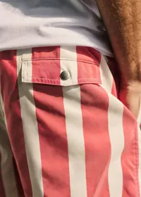 Maillot de bain Rob - Rayures Rouge / Blanc — view 2