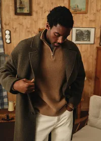 Manteau Hugh - Kaki — view 3