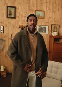 Manteau Hugh - Kaki — view 4