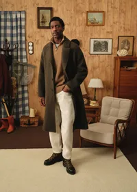 Manteau Hugh - Kaki — view 5