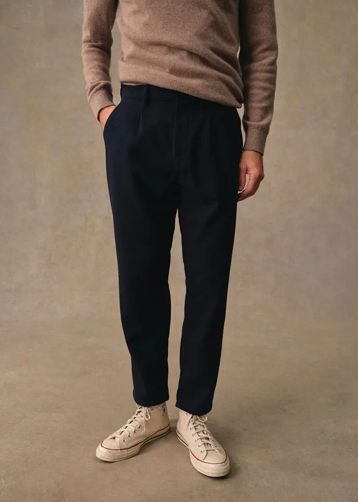 Pantalon Bergame - Marine Foncé