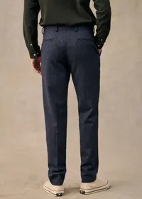Pantalon Carl - Tweed Bleu Chiné — view 4