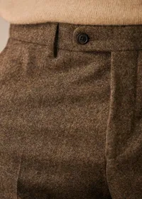 Pantalon Carl - Tweed Marron — view 2