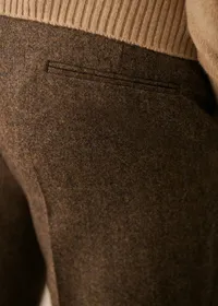 Pantalon Carl - Tweed Marron — view 3