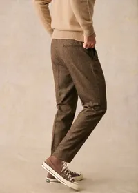 Pantalon Carl - Tweed Marron — view 5