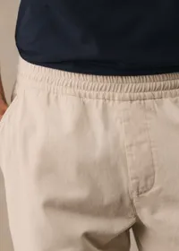Pantalon Danny Coton Lin - Naturel — view 2