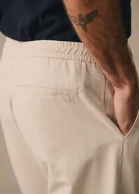 Pantalon Danny Coton Lin - Naturel — view 3