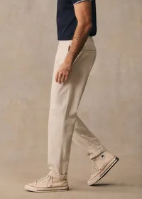 Pantalon Danny Coton Lin - Naturel — view 5