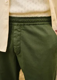 Pantalon Danny Seersucker - Kaki — view 4