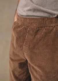 Pantalon Danny Velours - Tabac — view 2