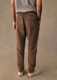 Pantalon Danny Velours - Tabac — view 4