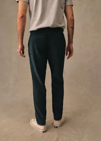 Pantalon Danny Velours - Vert Foncé — view 4