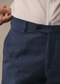 Pantalon Deon - Bleu Foncé — view 2