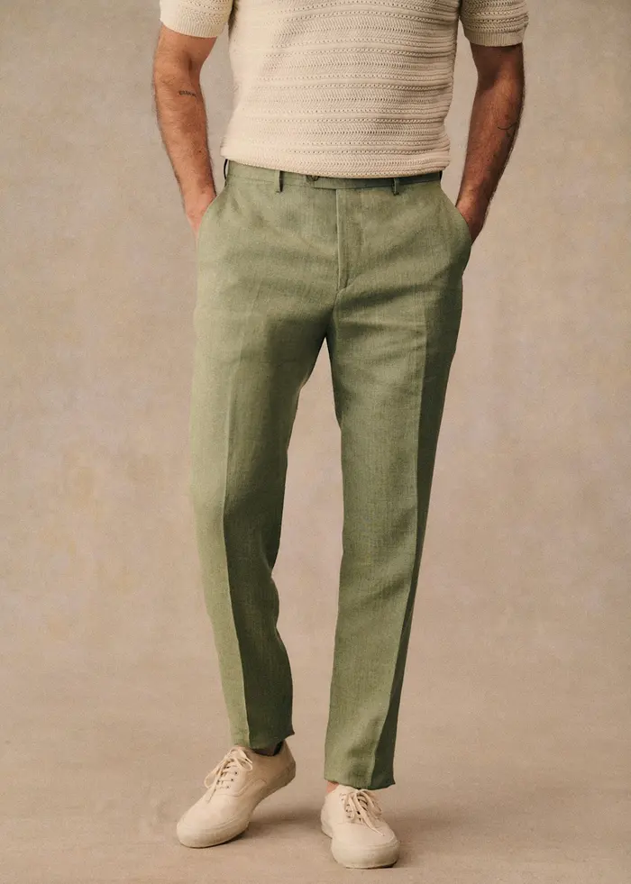 Pantalon Deon - Vert Chiné