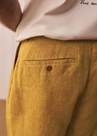 Pantalon Floris - Moutarde — view 3