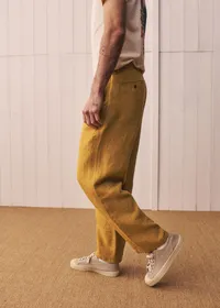 Pantalon Floris - Moutarde — view 4