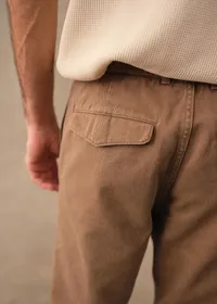 Pantalon Shane - Camel Délavé — view 3